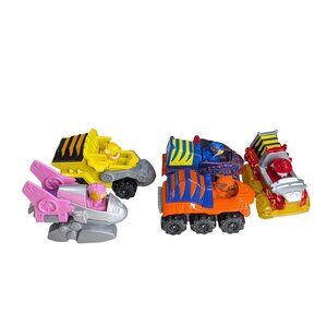 Paw Patrol True Metal Dino Rescue Team Vehicles Set Of 5 - Includes Rubble Chase